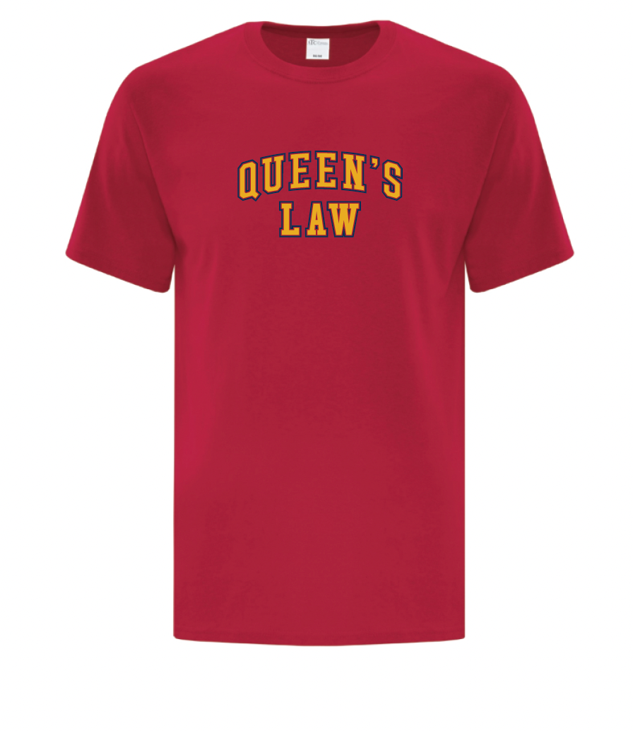 Queen's Law Printed Short Sleeve T-Shirt